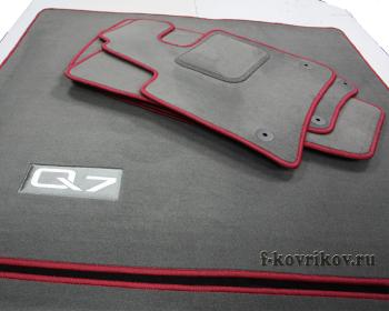 Ковер багажника Audi Q7 с накидкой на бампер